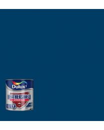 Dulux Weather Shield Exterior High Gloss Paint, 750 ml - Oxford Blue