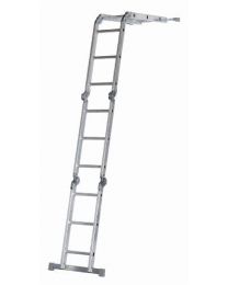 Abru 10 Way Multi-Purpose Combination Ladder, Heavy Duty 150Kg Load Capacity, EN131 certification, 5 Year Guarantee