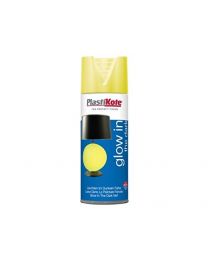 Plastikote PKT117002 400 ml Glow in The Dark Spray Paint - Yellow