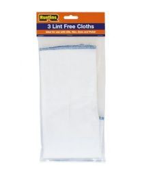 Rustins Lint Free Cloths - 3 x 300mm square