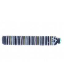 Intelex Extra Long PVC Tubular 2L Hot Water Bottle With Knitted Cover (blue stripe)