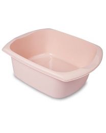 Addis Rectangular Washing Up Bowl, Blush Pink, 9.5 Litre