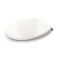 Croydex Jackson 'Sit Tight' Double Fixed, No More Movement Toilet Seat with Anti-Bacterial Treated Surface