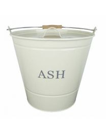 Cream Ash Fireside Bucket (Ash Bucket Height: 30cm | Diameter: 32cm )