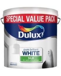 Dulux Silk Paint, 3 L - Pure Brilliant White