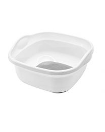 Addis Premium Soft Touch 8.5 Litre Washing up Bowl, White Grey, 31.5 x 34 x 15.5 cm