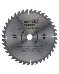 Draper Expert TCT Saw Blade 305X30mmx40T