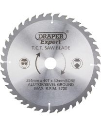 Draper Expert TCT Saw Blade 254X30mmx40T