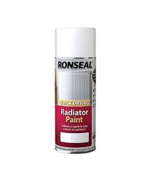 Ronseal Radiator Paint Brilliant White Gloss Spray - 400ml
