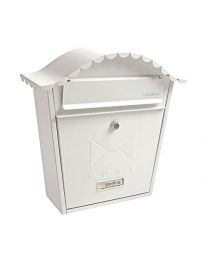 Sterling White Classic Post Box