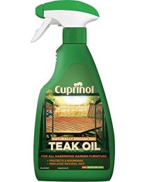 New 2015 Cuprinol Naturally Enhancing Teak Oil Clear Spray 500ml