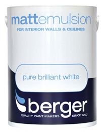 Berger 5.0l Vinyl Matt - Pure Brilliant White White 5.0L