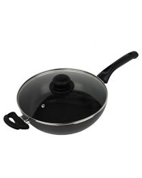 Bronze Collection Non Stick Frying Pan with Lid, 26 cm