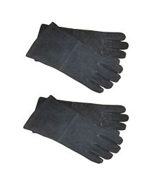2 X Manor 2004 Fireside Fireplace Heat Resistant Stove Gloves For Coal Log Fires