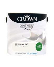 Crown Silk Emulsion 2.5L Serene White