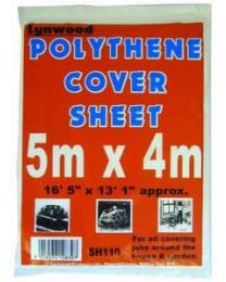 1.6kg Cotton Twill/Poly Back Dust Sheet - 12 x 9 Inch