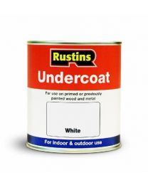 Rustins WHIU250 250ml Undercoat - White