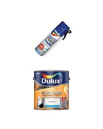 Polycell Expanding Foam Filler, 300 ml Easycare Washable and Tough Matt (White Cotton)