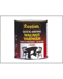 Rustins VGDO250 250ml Quick Dry Varnish Gloss - Dark Oak