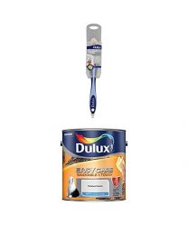 Dulux Perfect Edges 1 inch Triangle Brush with Easycare Washable and Tough Matt (Polished Pebble)