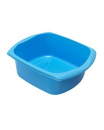 Addis Rectangular Washing Up Bowl, Bright Blue, Large
