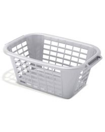 Addis 40l Rectangle Laundry Basket Metallic 270mm x 670mm x 450mm