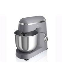 Swan SP25010GRN Retro Stand Mixer, with 4.2L S/S Mixing Bowl - Includes Dough Hook, Beater and Whisk, 600w, Grey
