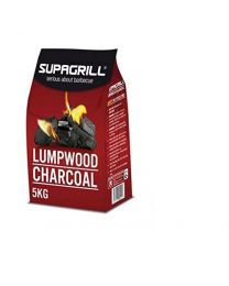 Supagrill 5KG Bag of High Quality Lumpwood Charcoal For BBQs