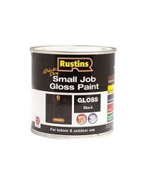 Rustins GPBLW250 250 ml QD Small Job Paint - Black