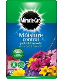 Miracle-Gro Moisture Control Compost 50lt Absorbs Twice As Much Water Fertilizer