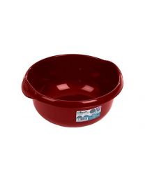 Wham High Grade 32cm Medium Circular Round Washing Up Bowl Basin Mixing (Chilli Red)
