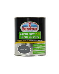 Sandtex Rapid Dry Gloss 750ml Smokey Grey