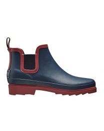 Briers Chelsea Rubber Boots, Navy/Claret, Size 4/37