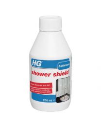 HG shower shield 250ML - A strong protector for all materials in the shower and bathroom. Prevents limescale and dirt, makes cleaning easier and faster.