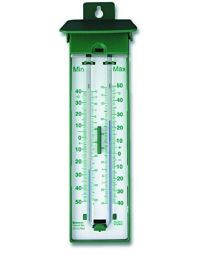 Max Min Thermometer Euro Lid - Garden Greenhouse Conservatory Growroom