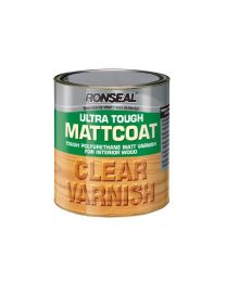 Ronseal UTVMC750 750ml Ultra Tough Internal Clear Mattcoat Varnish