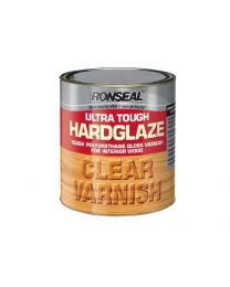 Ronseal UTVHG750 750ml Ultra Tough Hardglaze Internal Clear Gloss Varnish