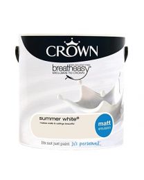 Crown Matt Emulsion 2.5L Summer White