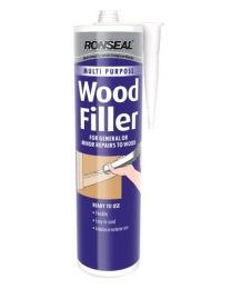 Ronseal MPWFN310 310ml Multi-Purpose Wood Filler Cartridge - Natural