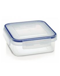 Addis 700 ml Clip and Close Square Food Storage Container, Clear