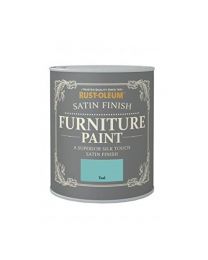 Rust-Oleum Satin Finish Furniture Paint Teal 750ml