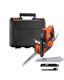 BLACK+DECKER RS890K-GB Scorpion-Powered Hand Saw with Kitbox and Auto-Select, 500 W