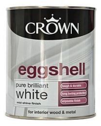 Crown Eggshell 750ml White