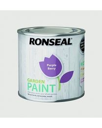 Ronseal RSLGPPB750 750 ml Garden Paint - Purple Berry