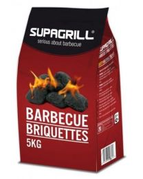 Supagrill 5KG Bag of High Quality Coal Briquettes Charcoal For BBQs