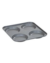 Wham Cook Double Coated Teflon Non-Stick Yorkshire Pudding Tray 4 Cup