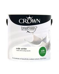 Crown Silk 2.5L Emulsion - Milk White