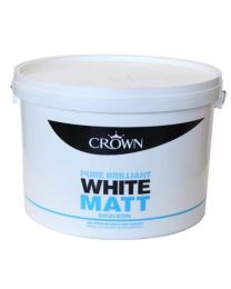 Crown Emulsion Brilliant White 10 Litre 10 Litre Matt