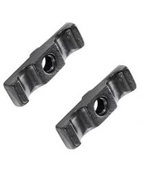 2 Inch Turn Button Gate/Door Catch. Black Epoxy coated (Pack of 2)