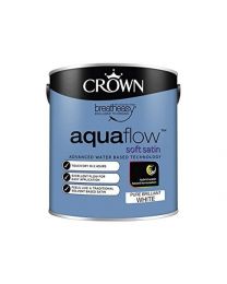Crown Aquaflow Satin 2.5L Brilliant White